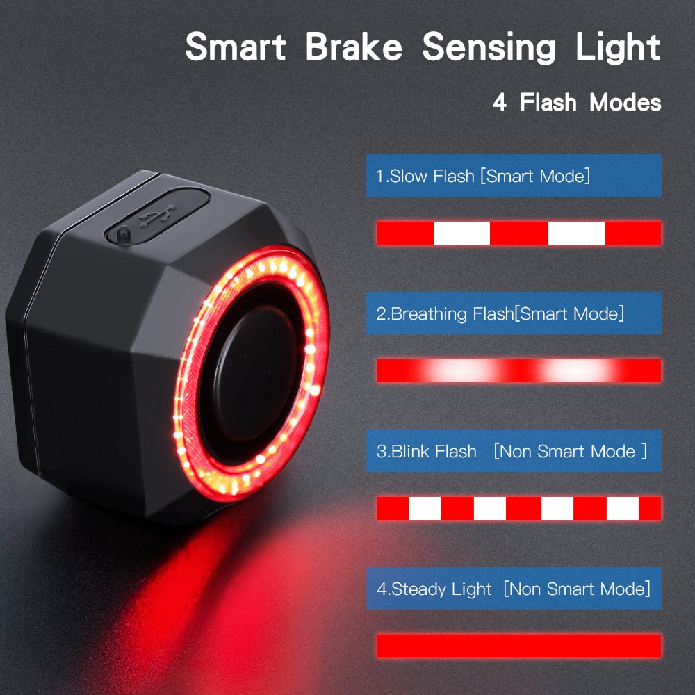 ALARMA Y LUCES PARA BICICLETA